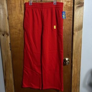 JCPenney x Haribo Red L Wide Leg Lounge Pants Gummy Bear Large Women's NWT $54